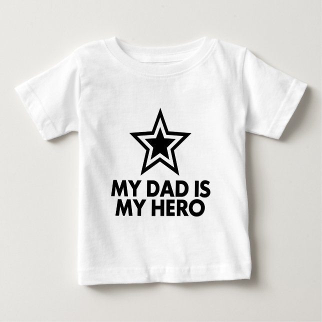 Min Pappa är min Hero Tee Shirt (Framsida)