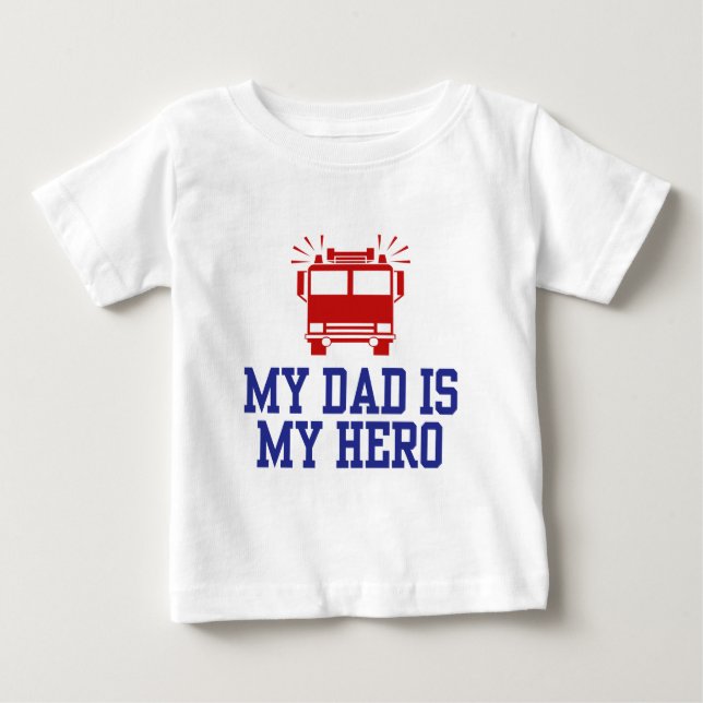 Min Pappa är min Hero Tee Shirt (Framsida)