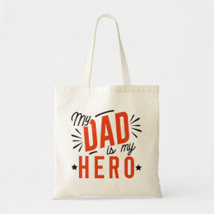 Min Pappa är min Hero Tygkasse