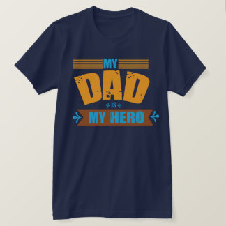 Min Pappa Är Min Hjälte T-Shirt – Bästa Pappa Någo