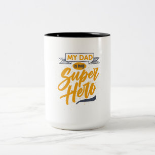 Min PAPPA är min Toppen Hero Mugg _-föräldragåva
