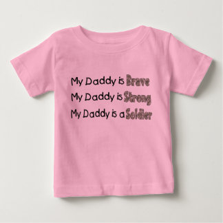 Min pappa är Modig Strong Soldier Tee Shirt