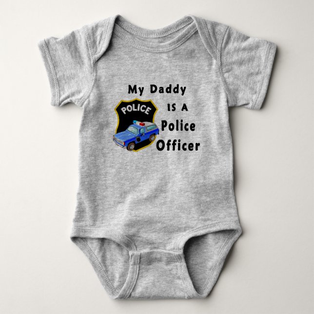 Min pappa är polis. t shirt (Framsida)