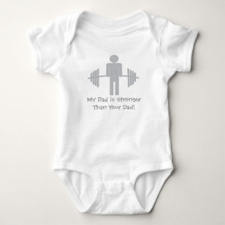 Min pappa är starkare än din pappa tee shirt