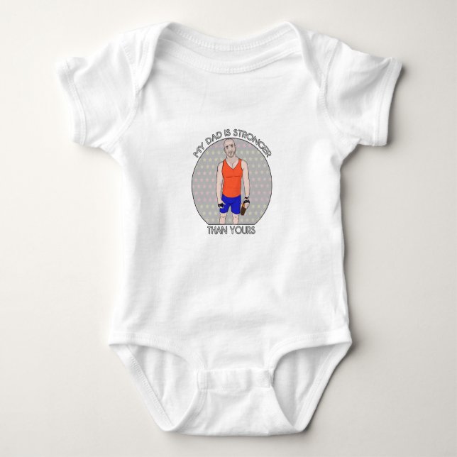 Min pappa är starkare än din t shirt (Framsida)