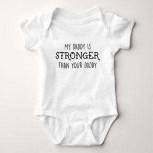 Min pappa är starkare Bodysuit T-shirt