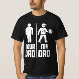 Min Pappa din Pappa-basketboll T Shirt