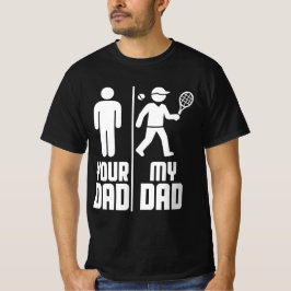 Min Pappa Din Pappa tennis T Shirt