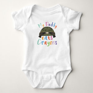 Min pappa Eats Kritor - militärarmén T Shirt