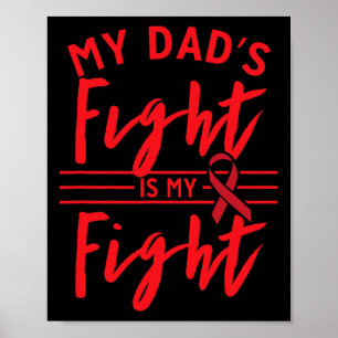 Min Pappa Fight är medvetenheten om min kamp mot B Poster