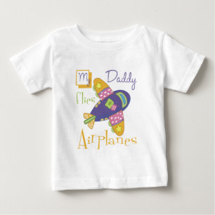 Min pappa flyger flygplan tee