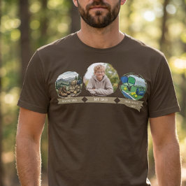 Min pappa Foto Vandring Pappa Pickleball Pappa T Shirt