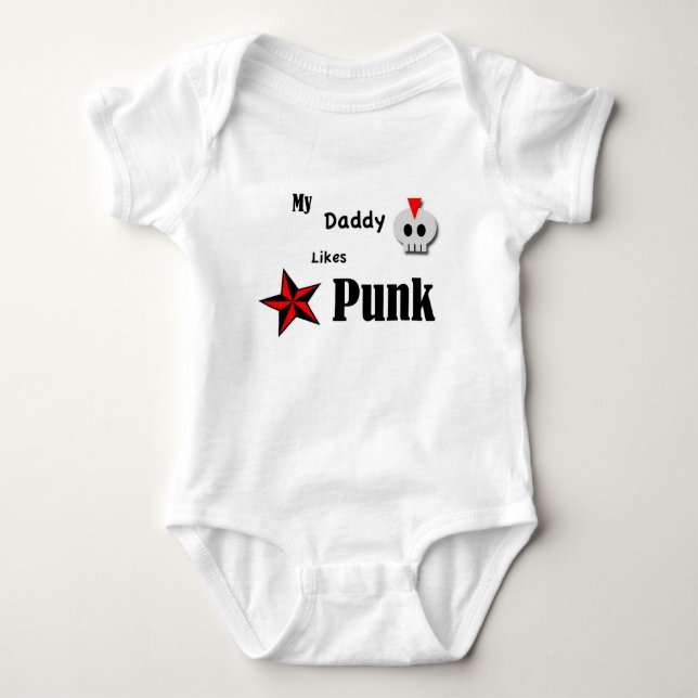 Min pappa gillar Punk Tröja (Framsida)