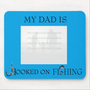 Min pappa hakas på fiske (foto-/textcustmz) musmatta