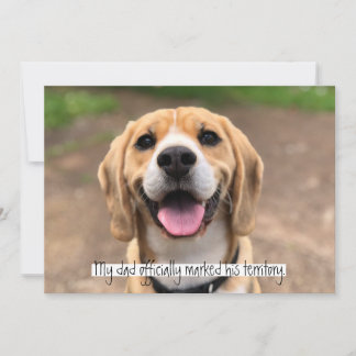 Min pappa har officiellt markerat sitt territorium inbjudningar