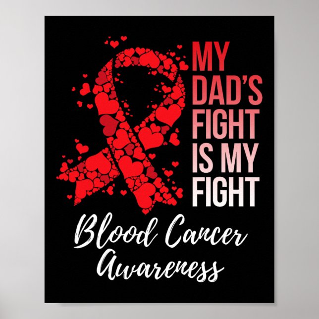 Min Pappa-kamp är min medvetenhet om blodscancer i Poster (Framsidan)