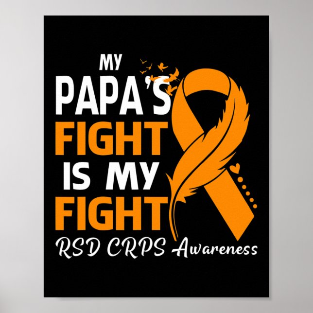 Min Pappa kämpar är min fea i kampen mot Rsd Crps  Poster (Framsidan)
