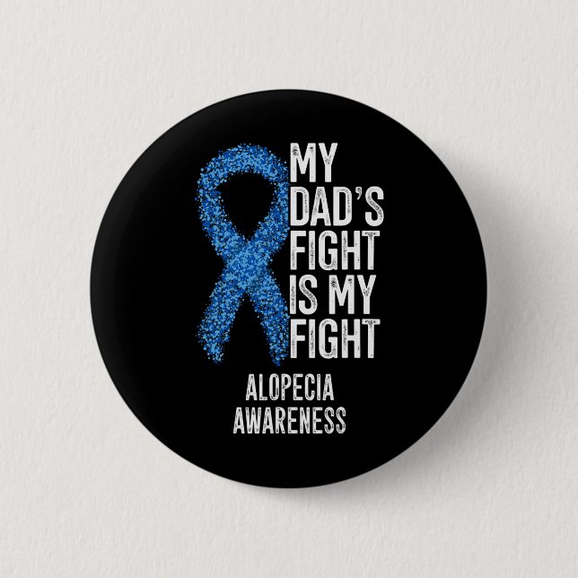 Min Pappa kämpar för min kamp mot Alopecia Knapp (Framsida)