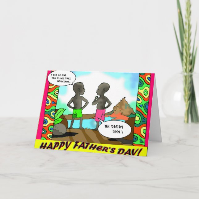Min pappa kan kort (Framsida)