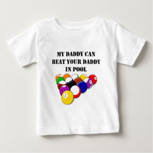 Min pappa kan slå din pappa i bassäng t-shirt