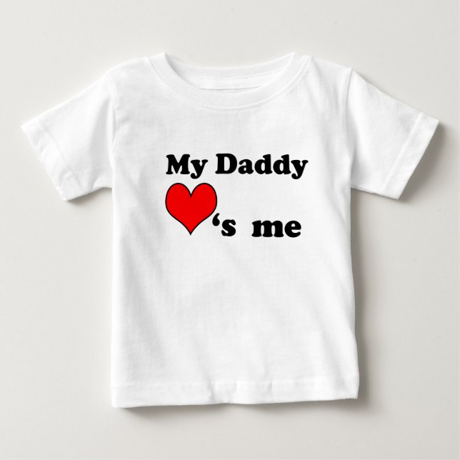 Min pappa kärlek mig tee shirt (Framsida)