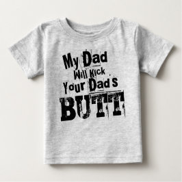 Min Pappa kommer att sparka din Pappa Butt Grunge T Shirt