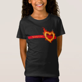 Min pappa (Mamma) är en Hero Firefighter Personali T Shirt