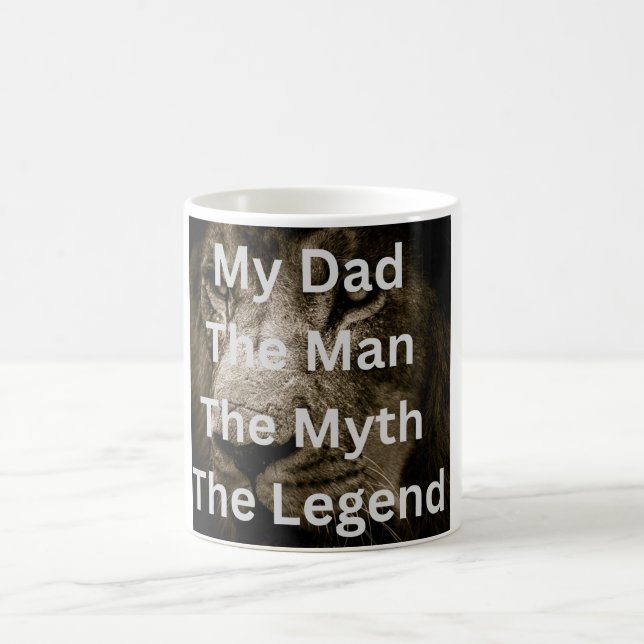 Min Pappa, mannen, myten, legenden Kaffemugg (Center)