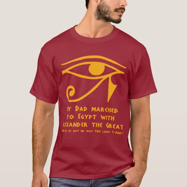 Min pappa marscherade till egyptenen med Alexander Tee Shirt (Framsida)