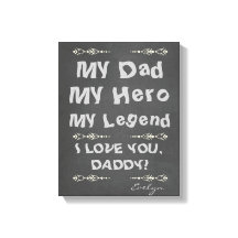 Min Pappa, min Hero, min förklaring i kärlek du, P