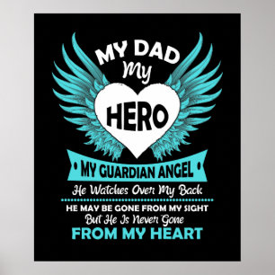 Min Pappa - min hero min Guardian Angel han tittar Poster