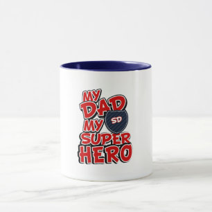 Min Pappa min Toppen Hero Mugg
