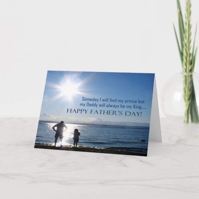 Min pappa Mitt Kung Fars dag-kort Kort (Framsida)