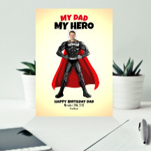 Min Pappa My Hero Funny Birthday