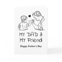 Min Pappa och min vän I Lycklig Fars dag