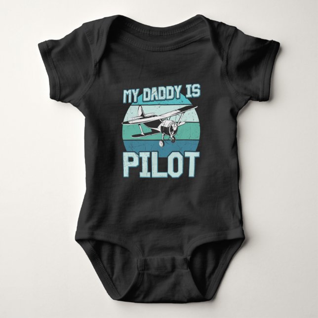 Min pappa/Pilot T-Shirt (Framsida)