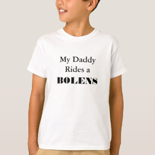 Min pappa rider en skjorta för ungar för Bolens T-shirt