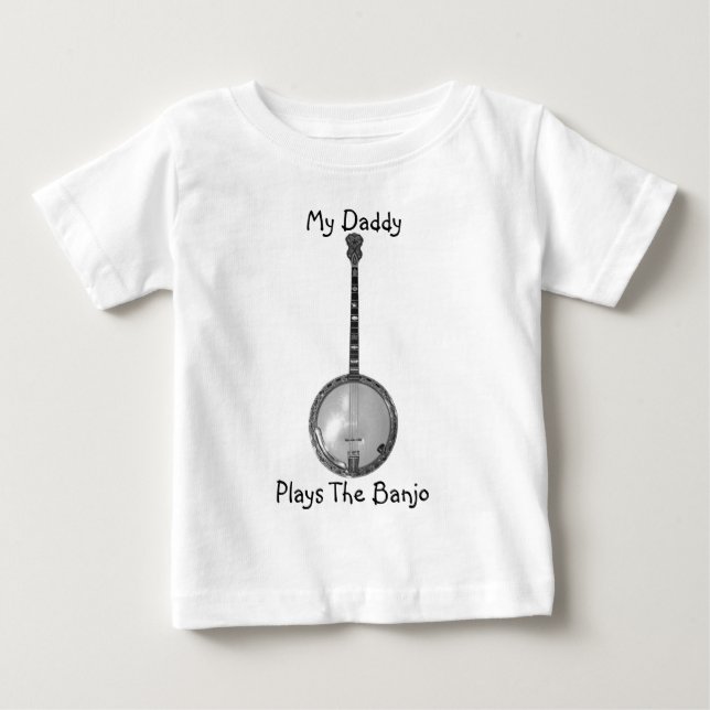 Min pappa spelar Banjo Infant Shirt T (Framsida)