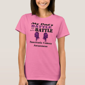 Min pappa strid är min strid, bukspottkörtel- tee shirt
