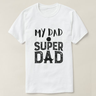 Min pappa Superpappa T-shirt - Bästa faderdag pres