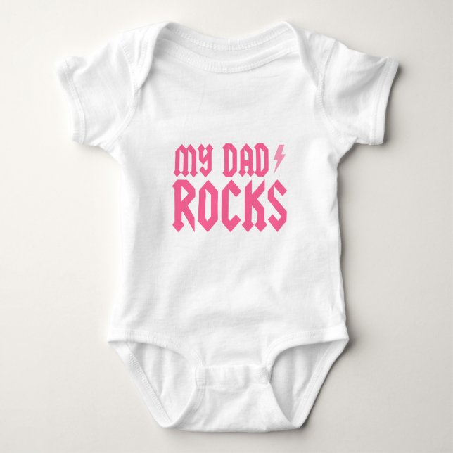Min pappa vaggar {rosor} t shirt (Framsida)