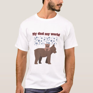 Min pappa-värld t shirt