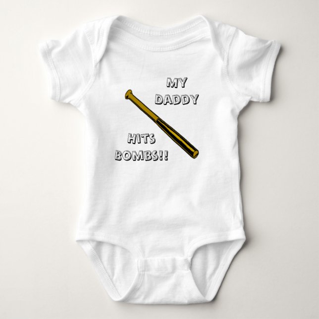 Min pappaHits bombarderar Tee Shirt (Framsida)