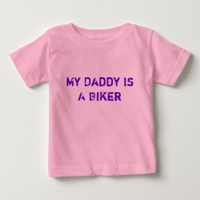 Min pappaIsA-biker Tee Shirt (Framsida)
