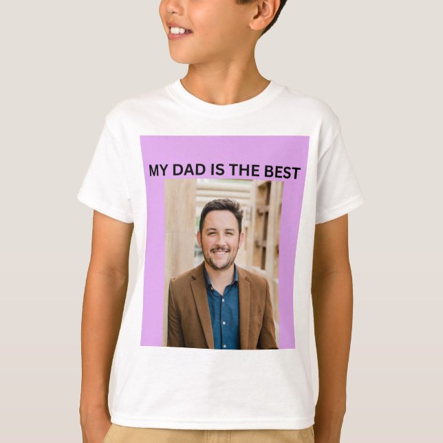 MIN PAPPAN ÄR BÄST T SHIRT (Framsida)