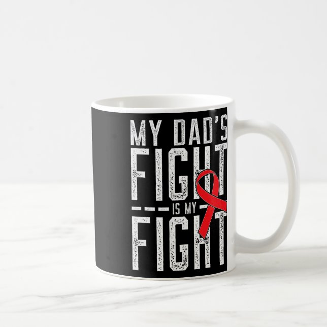 Min pappas kamp är min kamp - Medvetenhet om blodc Kaffemugg (Höger)