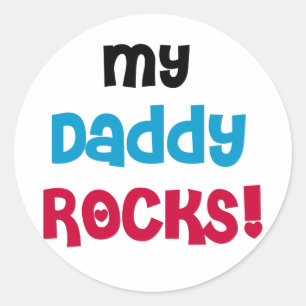 Min pappastenar runt klistermärke
