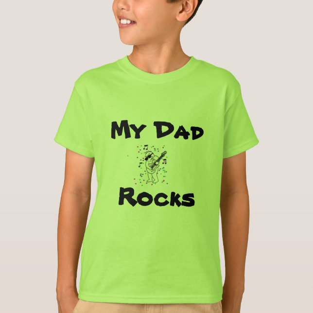 Min pappastenar t-shirt (Framsida)