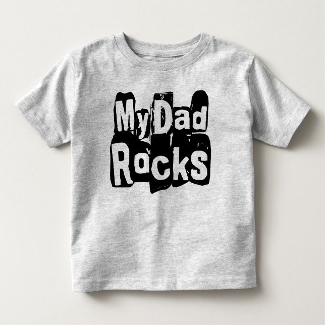 Min pappastenar t-shirt (Framsida)