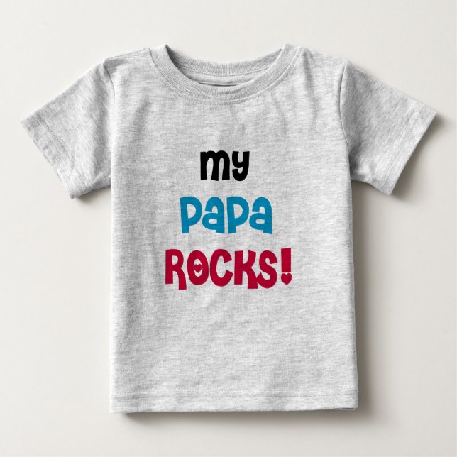 Min pappastenar t-shirt (Framsida)